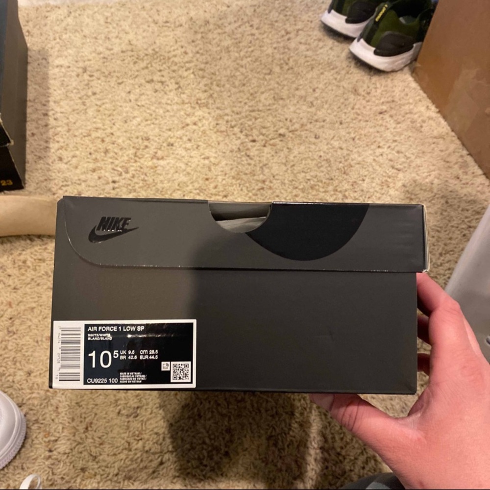 Supreme / Nike Air Force SP Low “White” BNIB Men’s SZ-10. - Picture 14 of 15